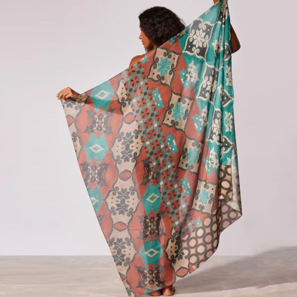 High-density Wrinkle-resistant Soft-luster Fabric-geometric shape